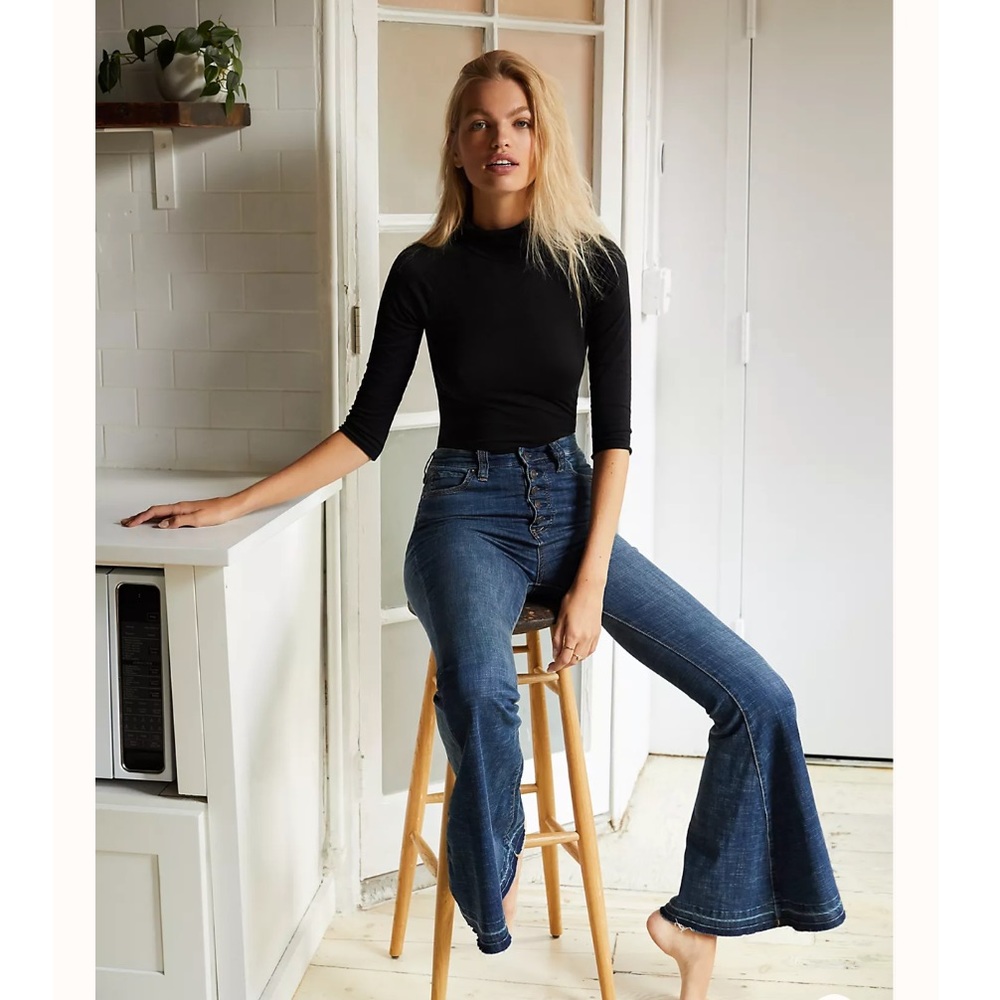 Free People Irreplaceable Flare Jeans
